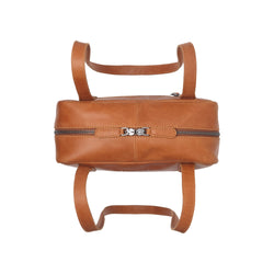Leather Shoulder Bag Cognac Fenno