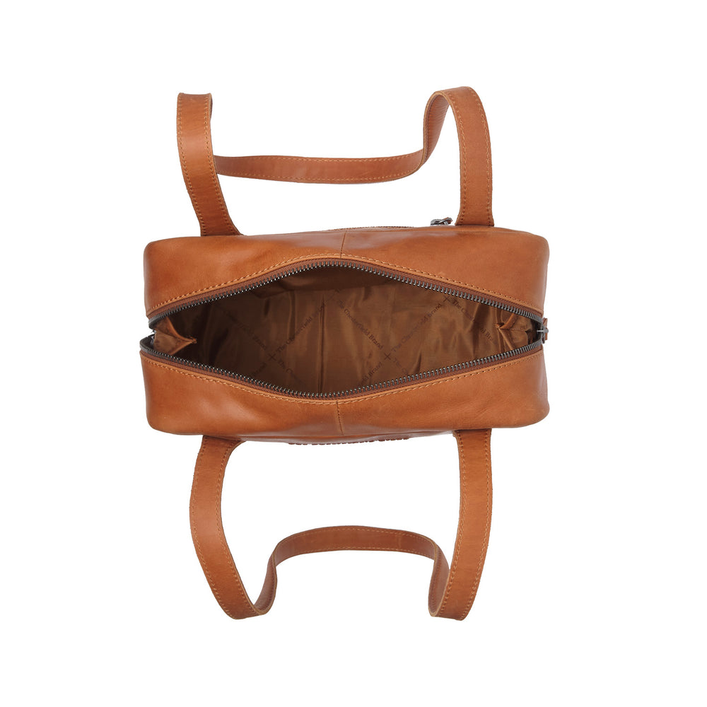Leather Shoulder Bag Cognac Fenno