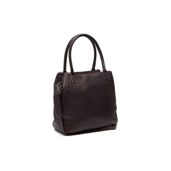 Leather Shoulder Bag Brown Solvin