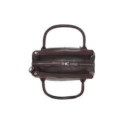 Leather Shoulder Bag Brown Solvin