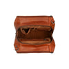 Leather Shoulder Bag Cognac Solvin