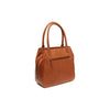 Leather Shoulder Bag Cognac Solvin