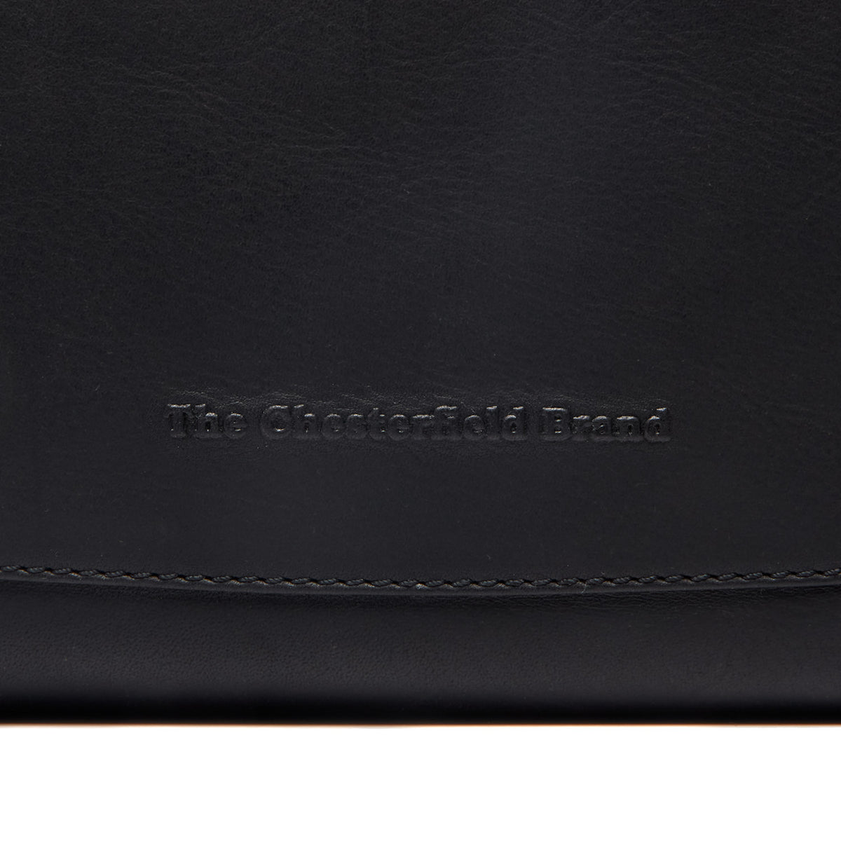 Leder Schultertasche Schwarz Tofino