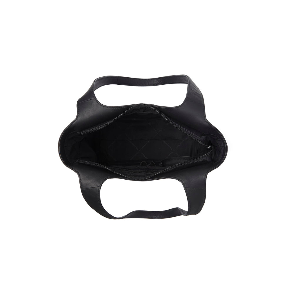 Leather Shoulder Bag Black Tofino