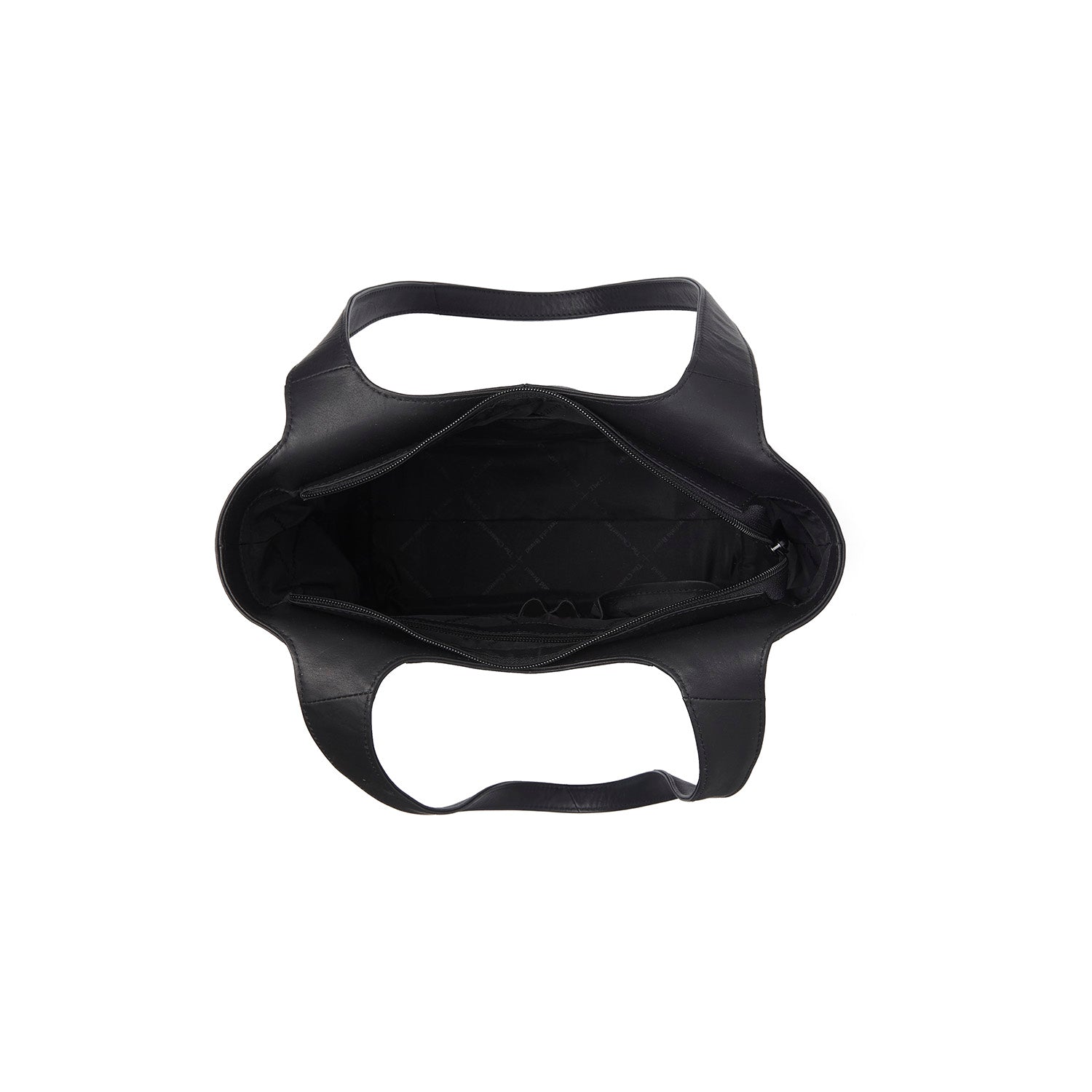 Leren Shoulder Bag Zwart Tofino