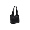 Leren Shoulder Bag Zwart Tofino