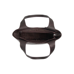 Leather Shoulder Bag Brown Tofino