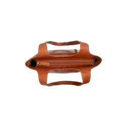 Leather Shoulder Bag Cognac Tofino