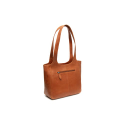 Leather Shoulder Bag Cognac Tofino