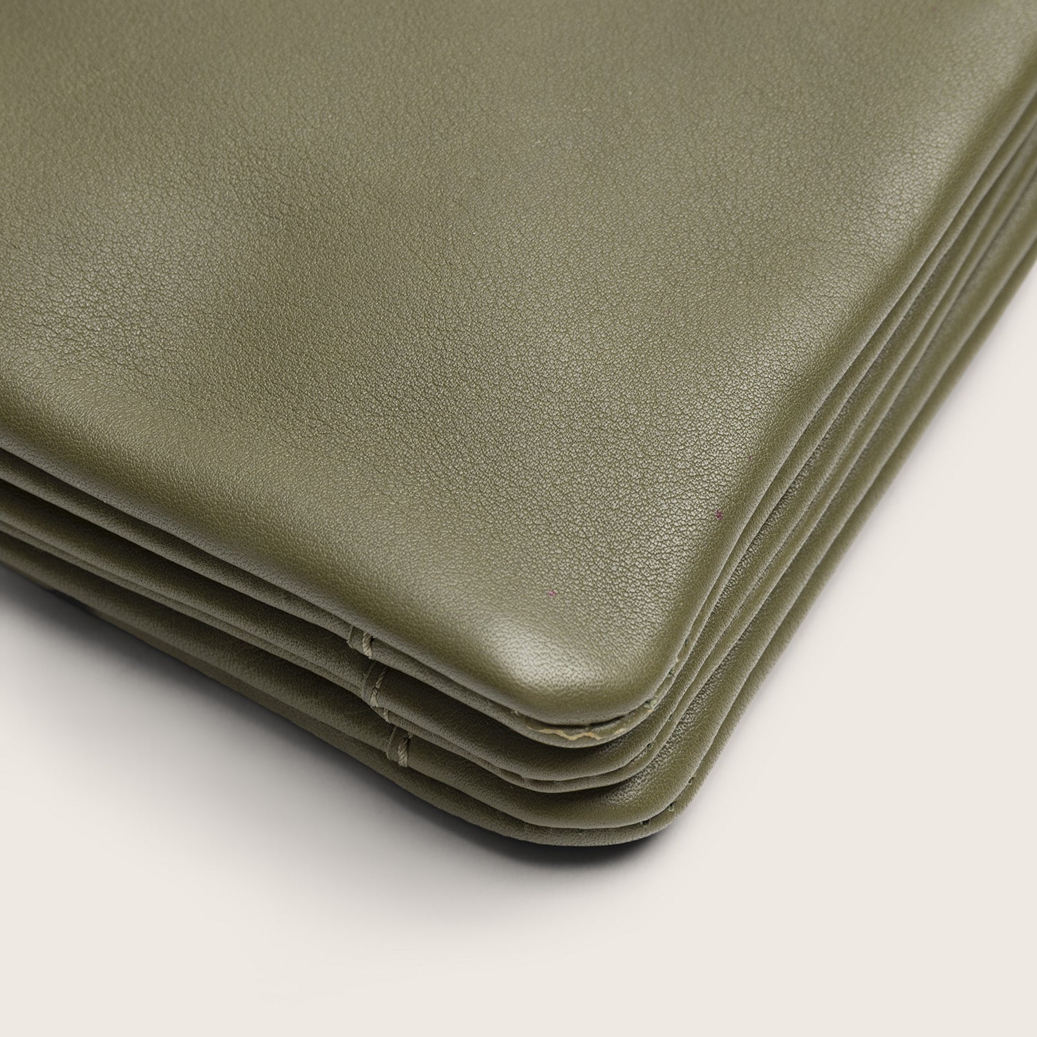 Sac Bandoulière en Cuir Vert Olive Brisa