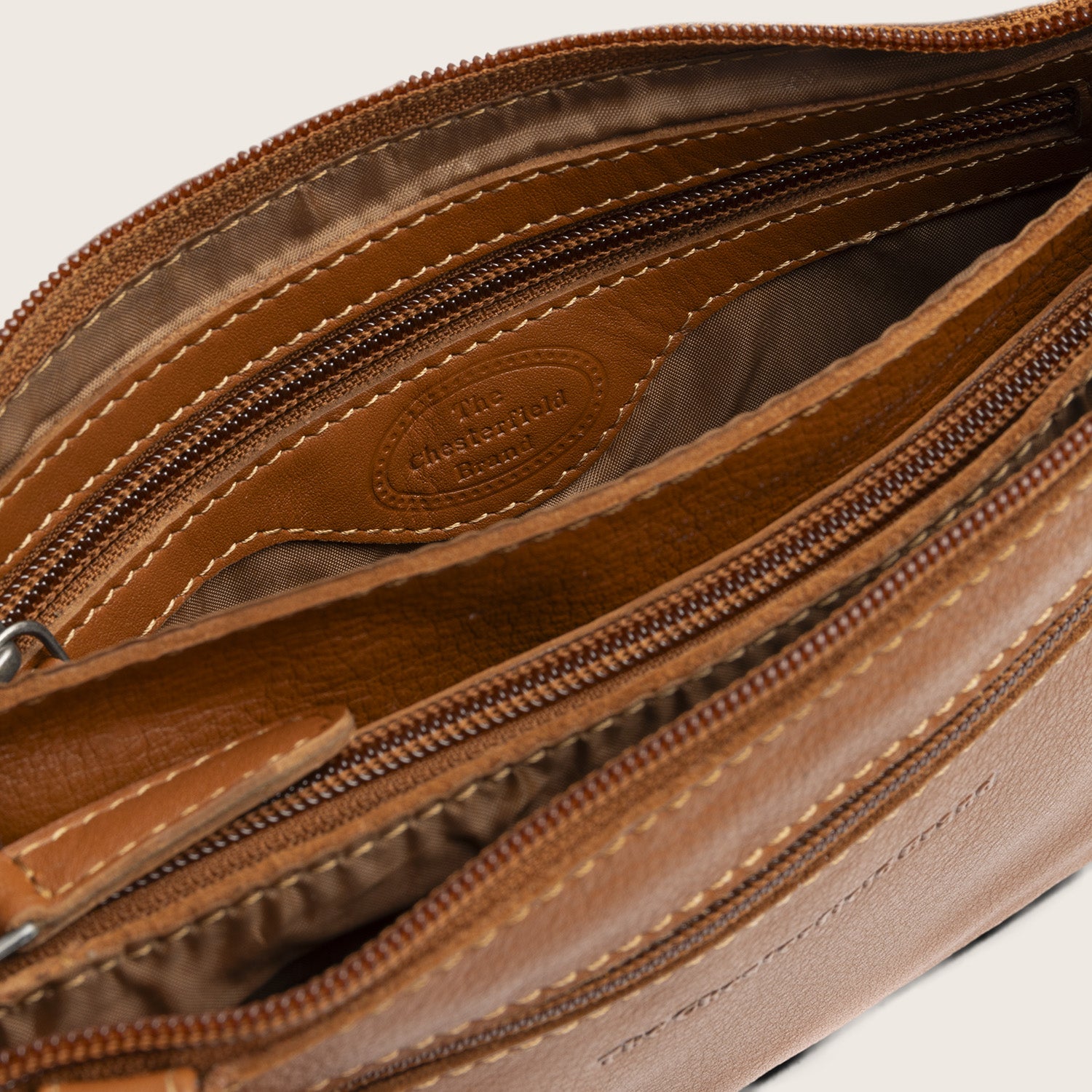 Sac Bandoulière en Cuir Cognac Brisa