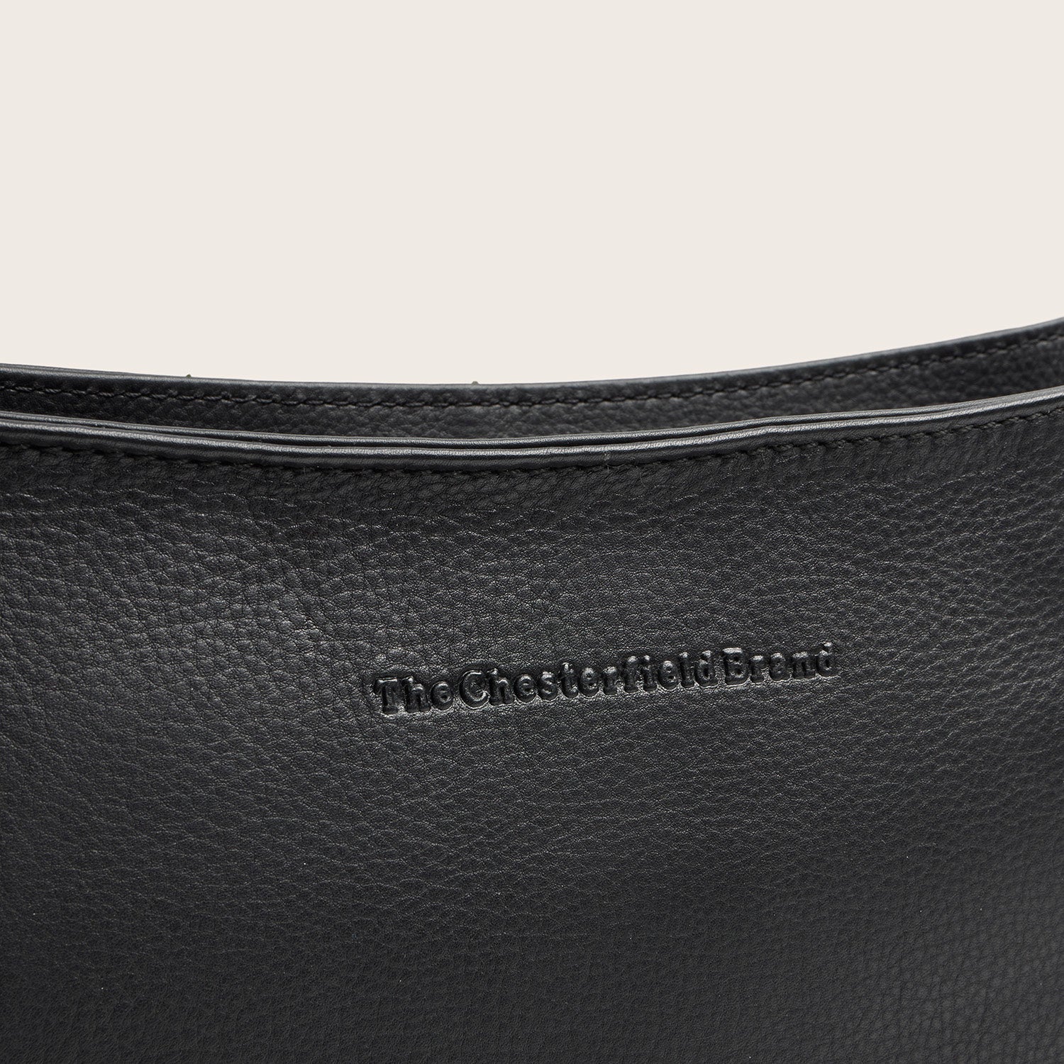Sac Porté Épaule en Cuir Noir Maris
