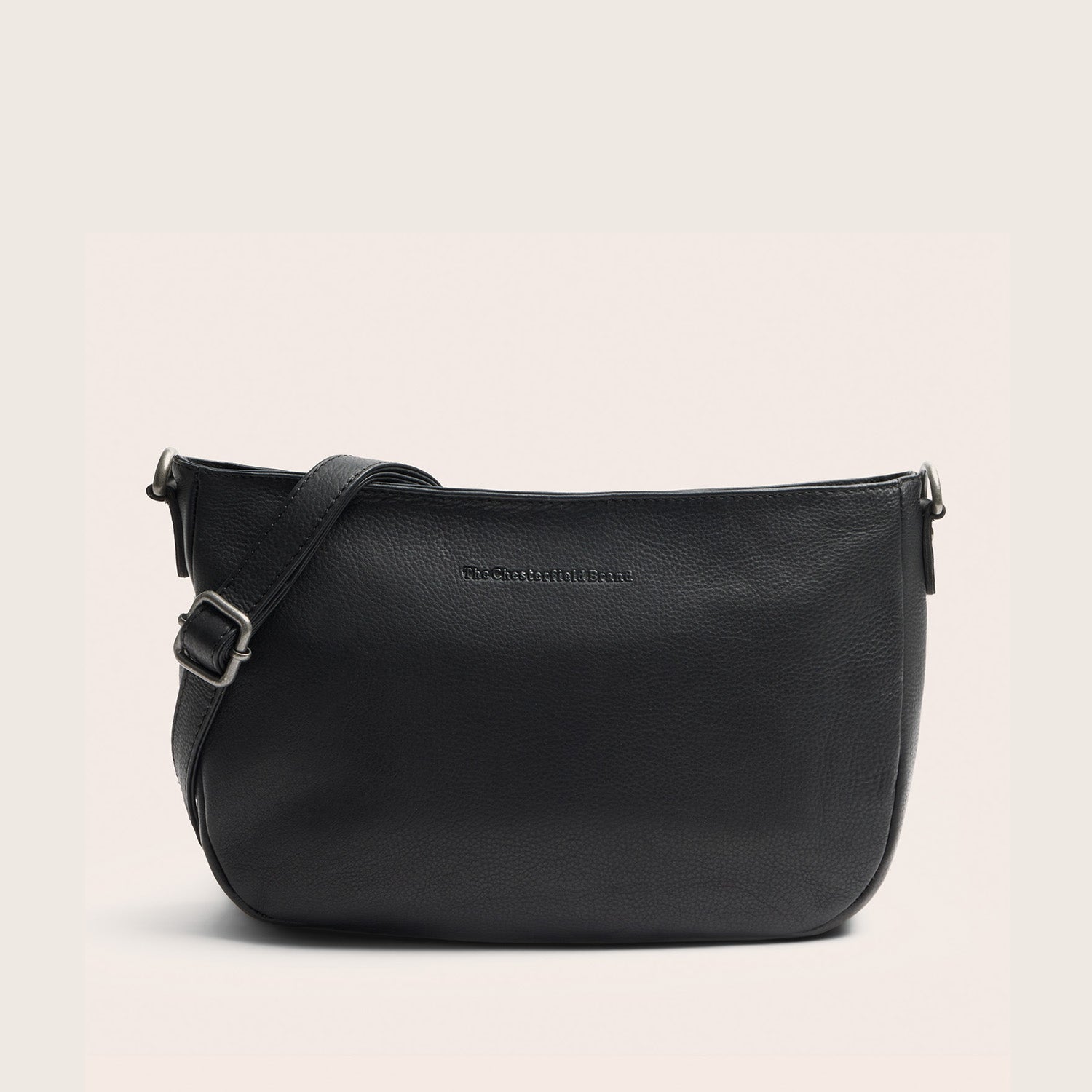 Sac Porté Épaule en Cuir Noir Maris