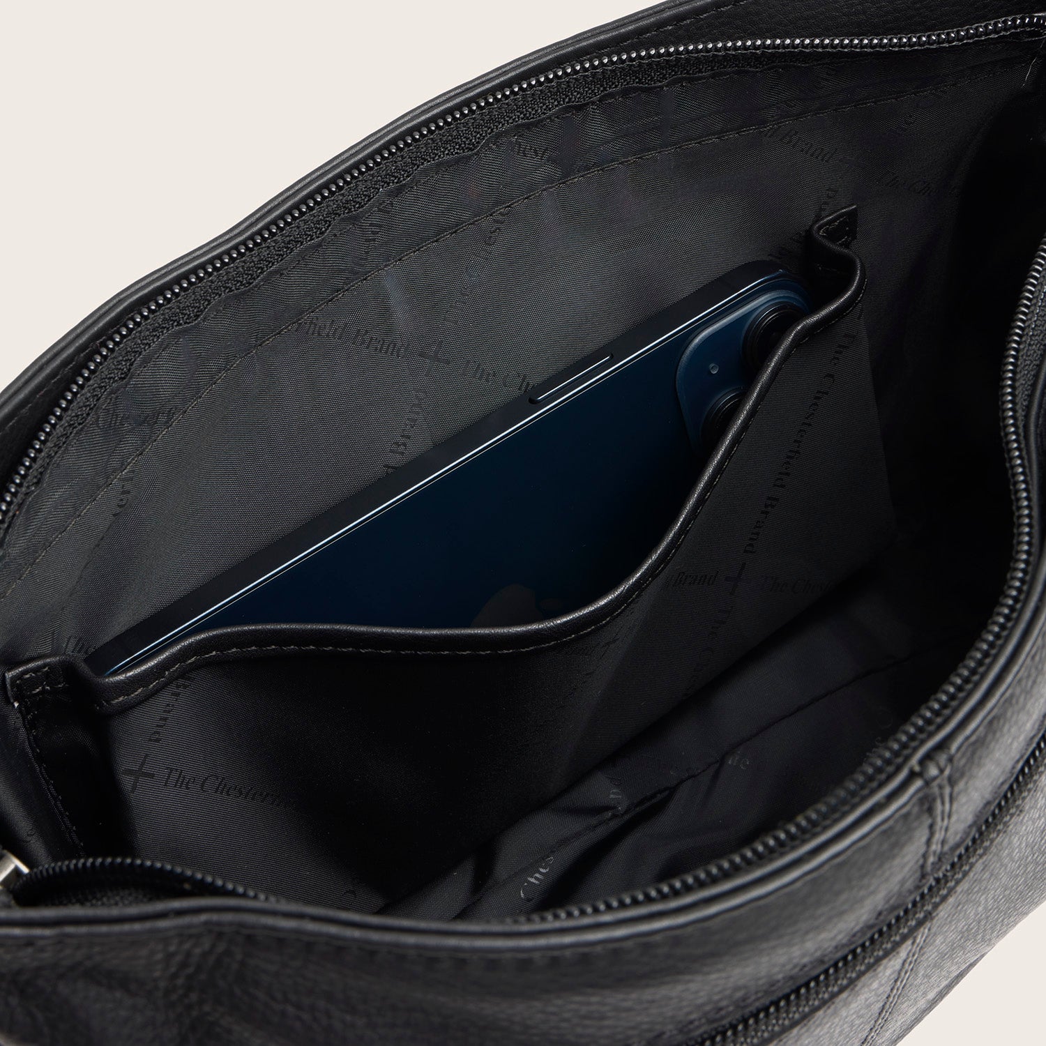 Sac Porté Épaule en Cuir Noir Maris