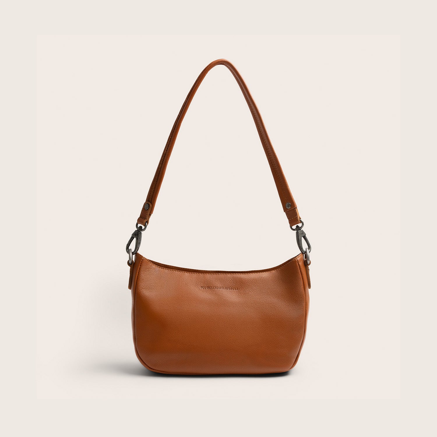 Sac Porté Épaule en Cuir Cognac Maris