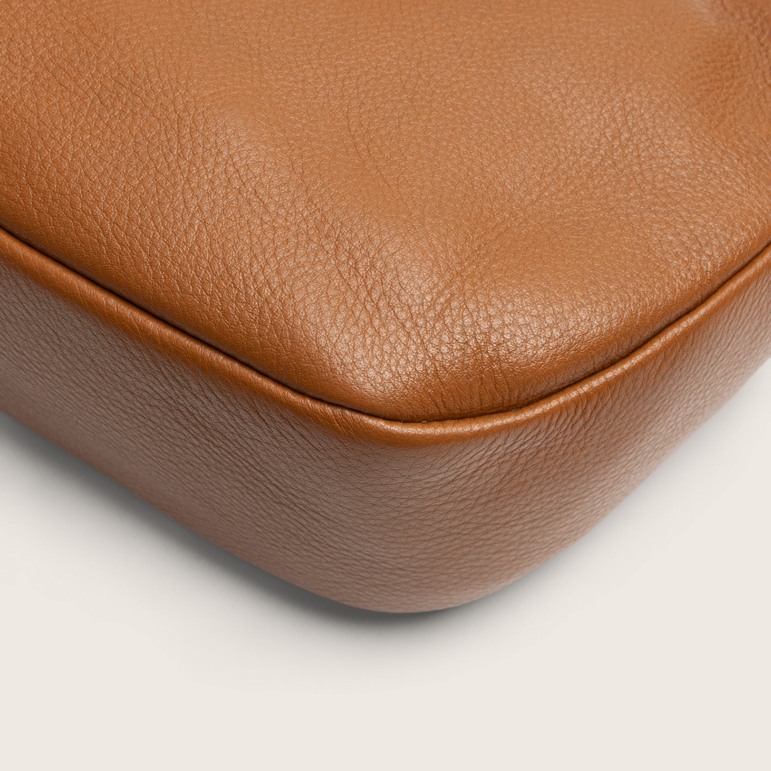 Sac Porté Épaule en Cuir Cognac Maris