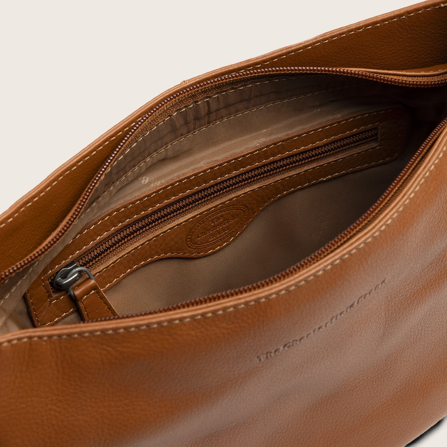 Sac Porté Épaule en Cuir Cognac Maris