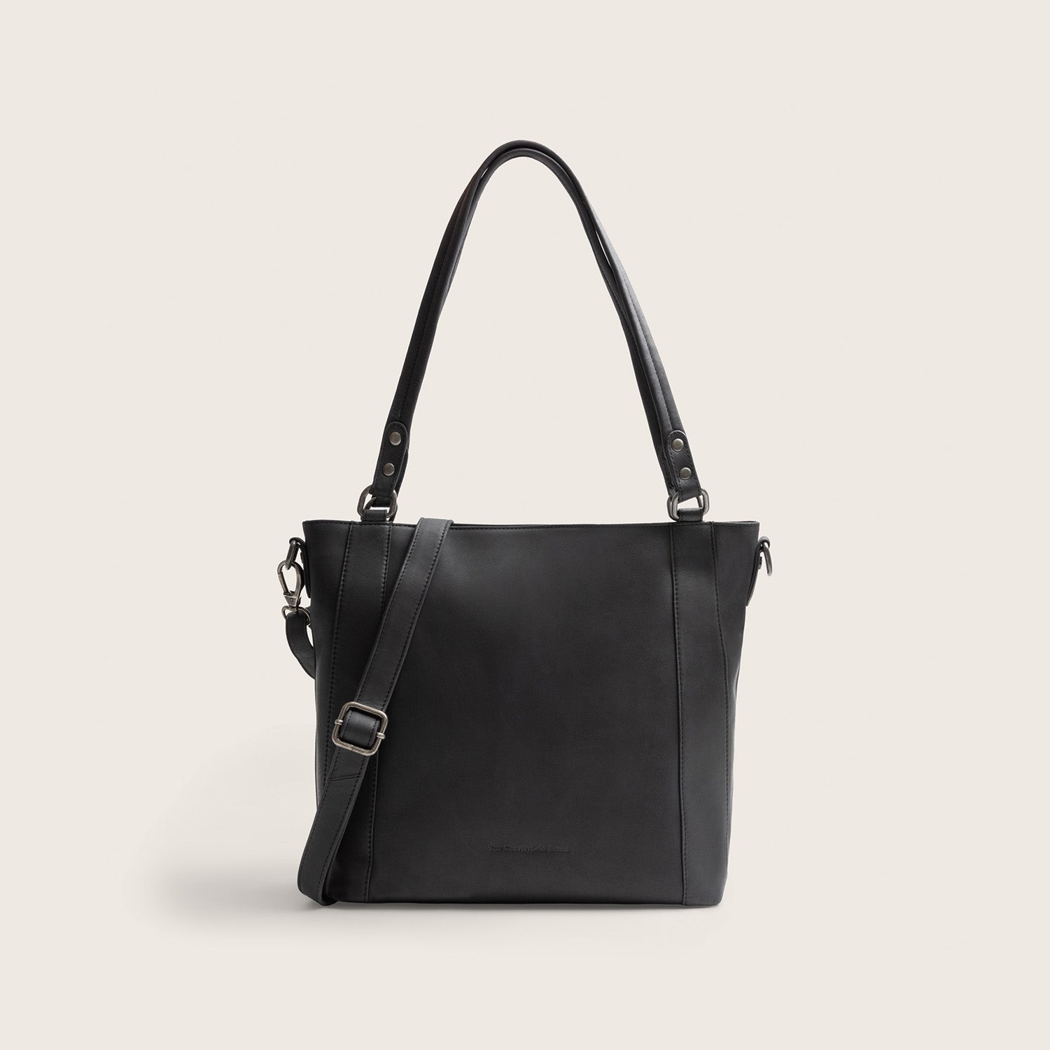 Sac Porté Épaule en Cuir Noir Elira
