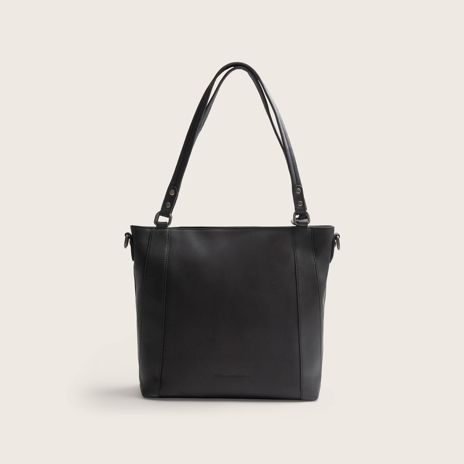 Sac Porté Épaule en Cuir Noir Elira
