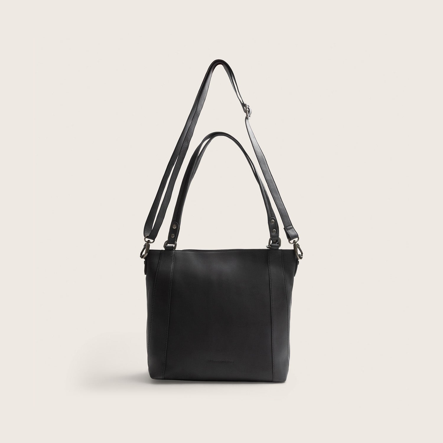 Sac Porté Épaule en Cuir Noir Elira