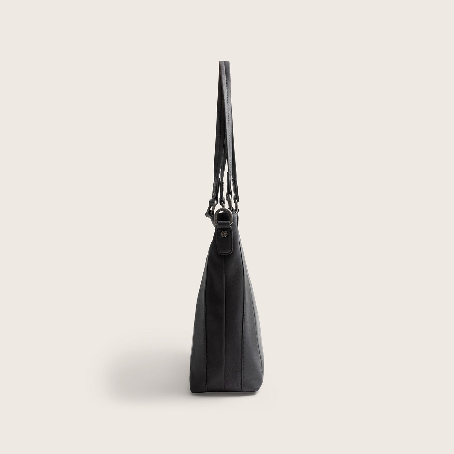 Sac Porté Épaule en Cuir Noir Elira