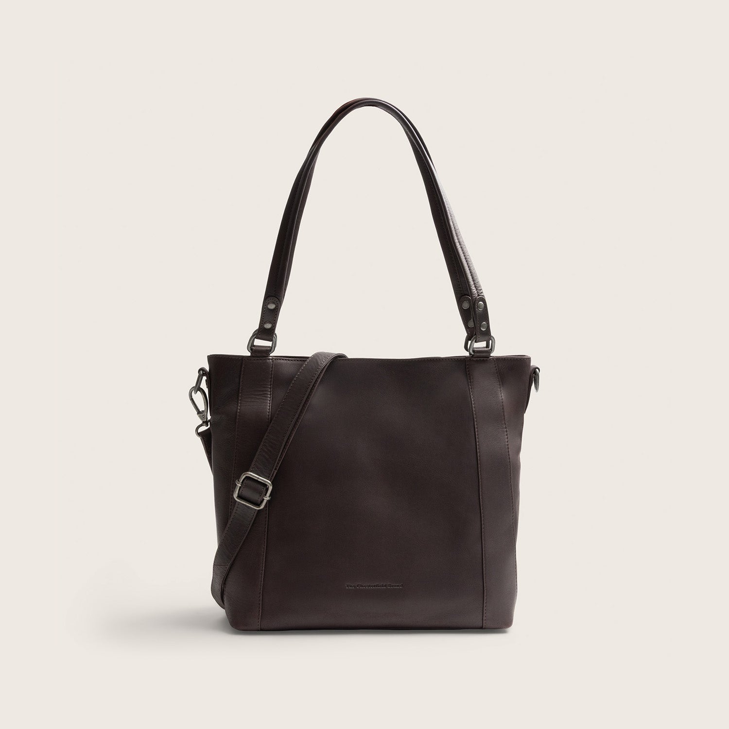 Leather Shoulder Bag Brown Elira
