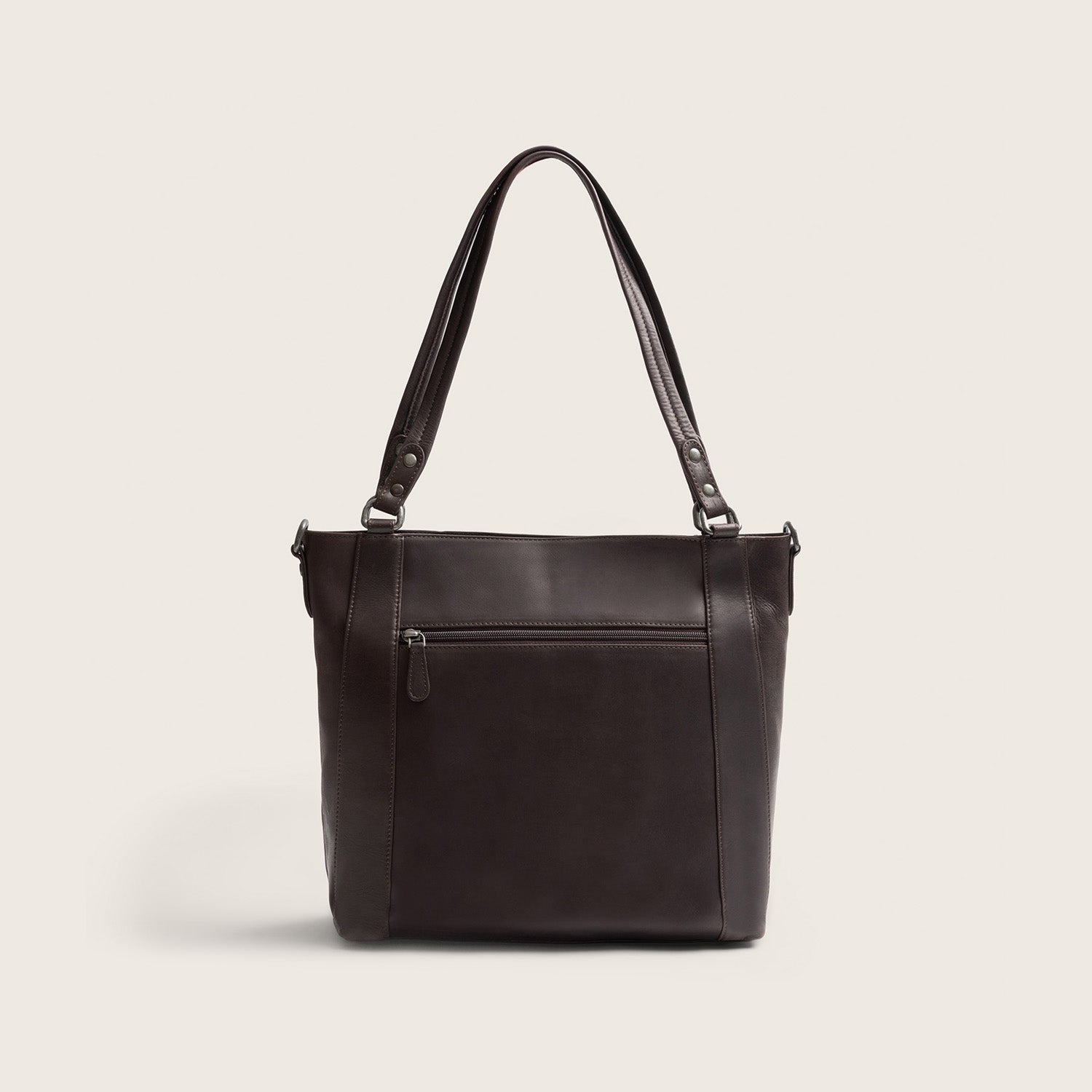 Leather Shoulder Bag Brown Elira