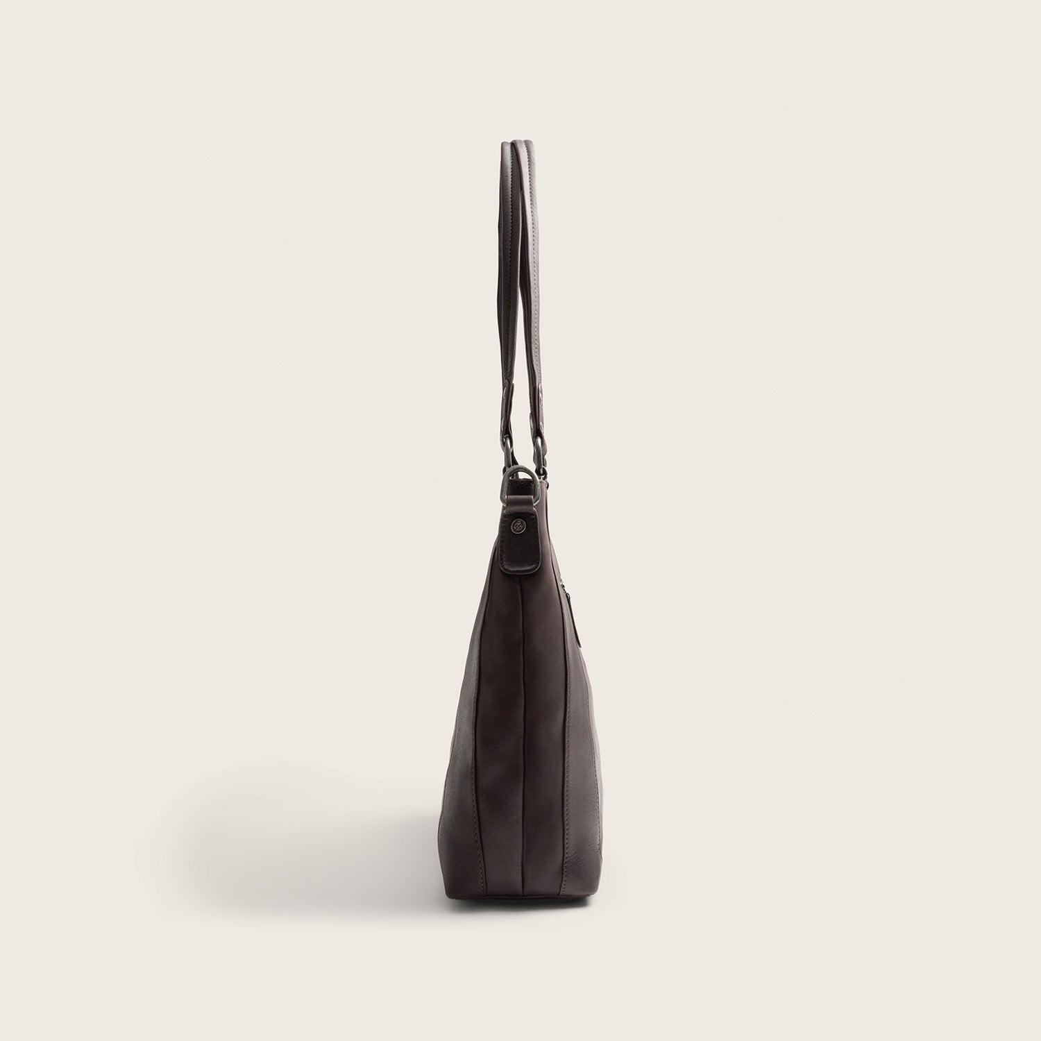 Leather Shoulder Bag Brown Elira