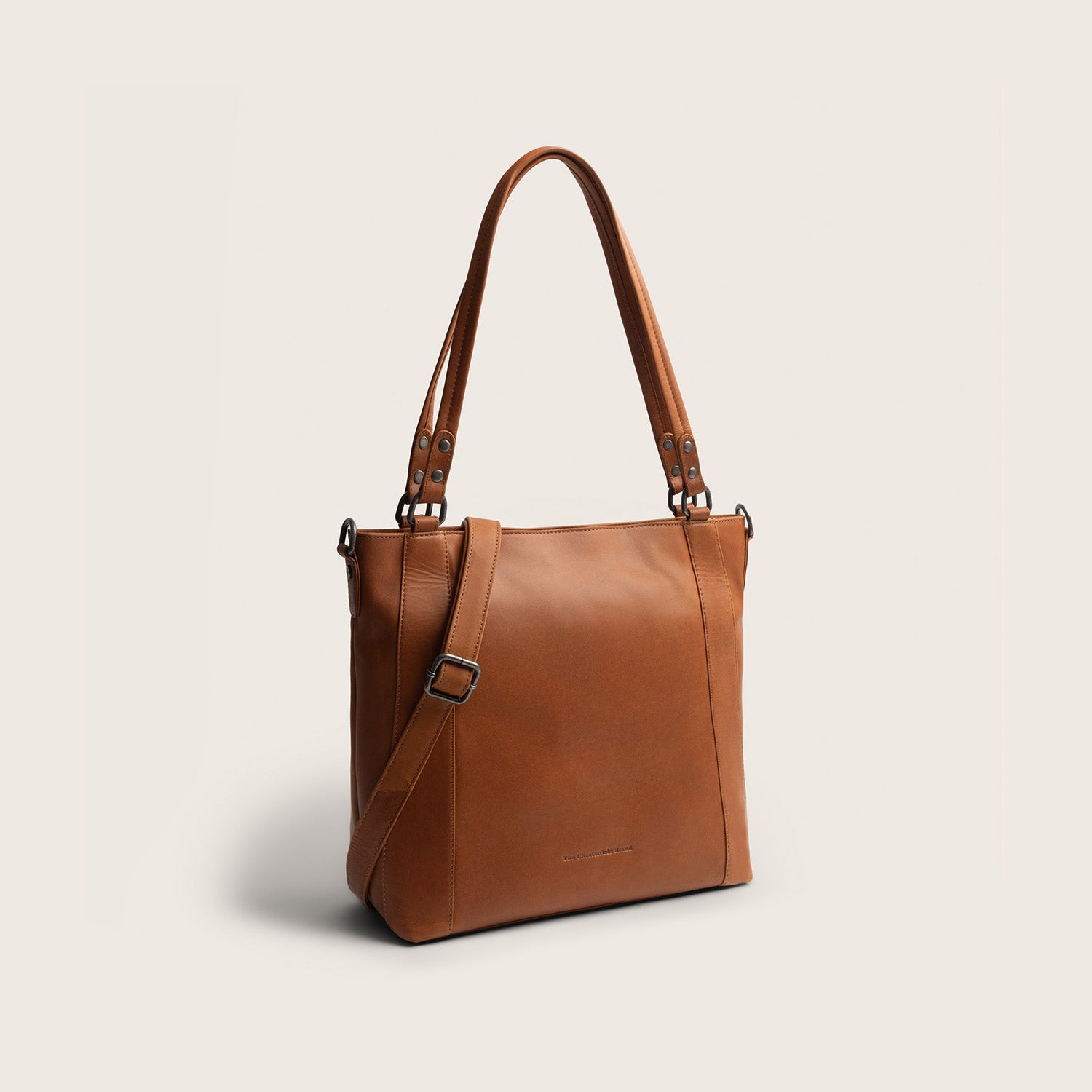 Leather Shoulder Bag Cognac Elira