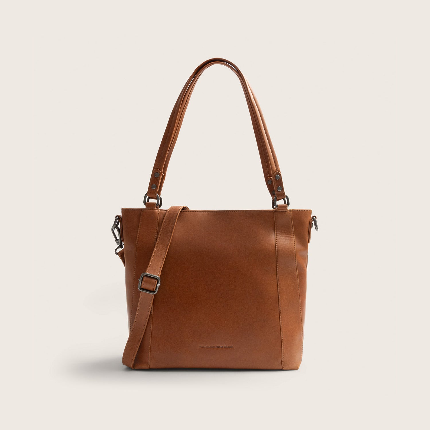Leather Shoulder Bag Cognac Elira