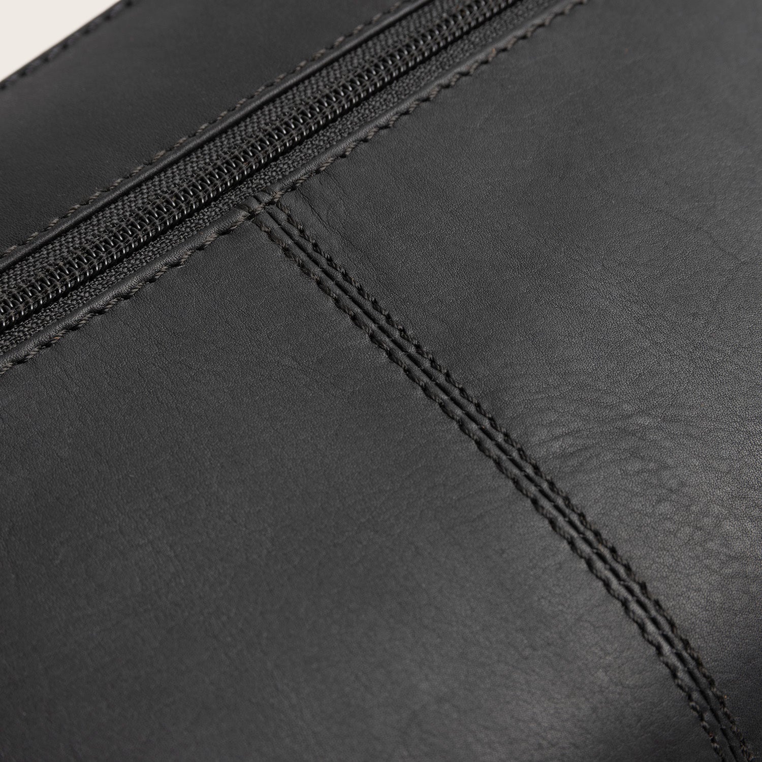 Sac Bandoulière en Cuir Noir Harlan