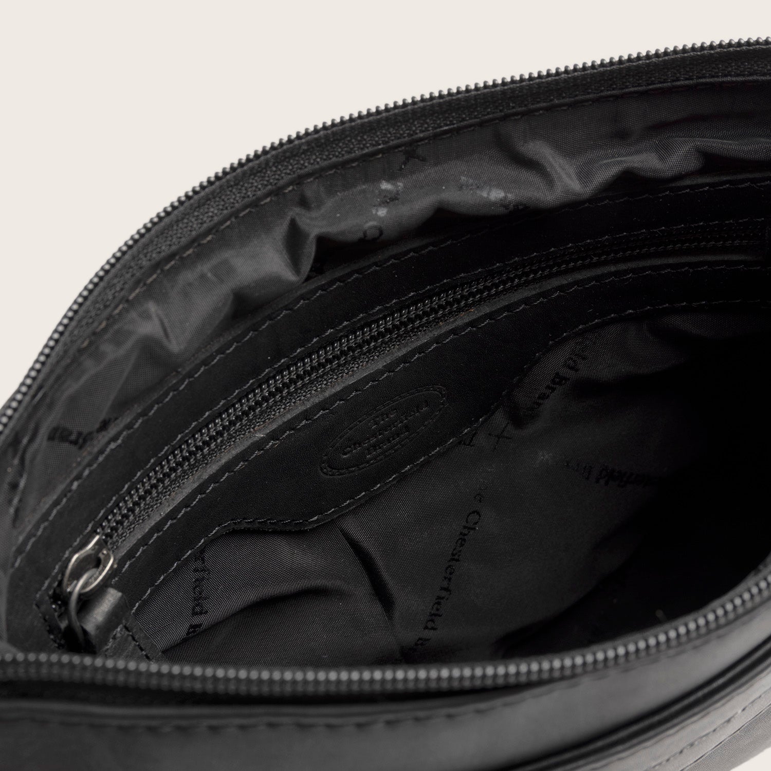 Sac Bandoulière en Cuir Noir Harlan