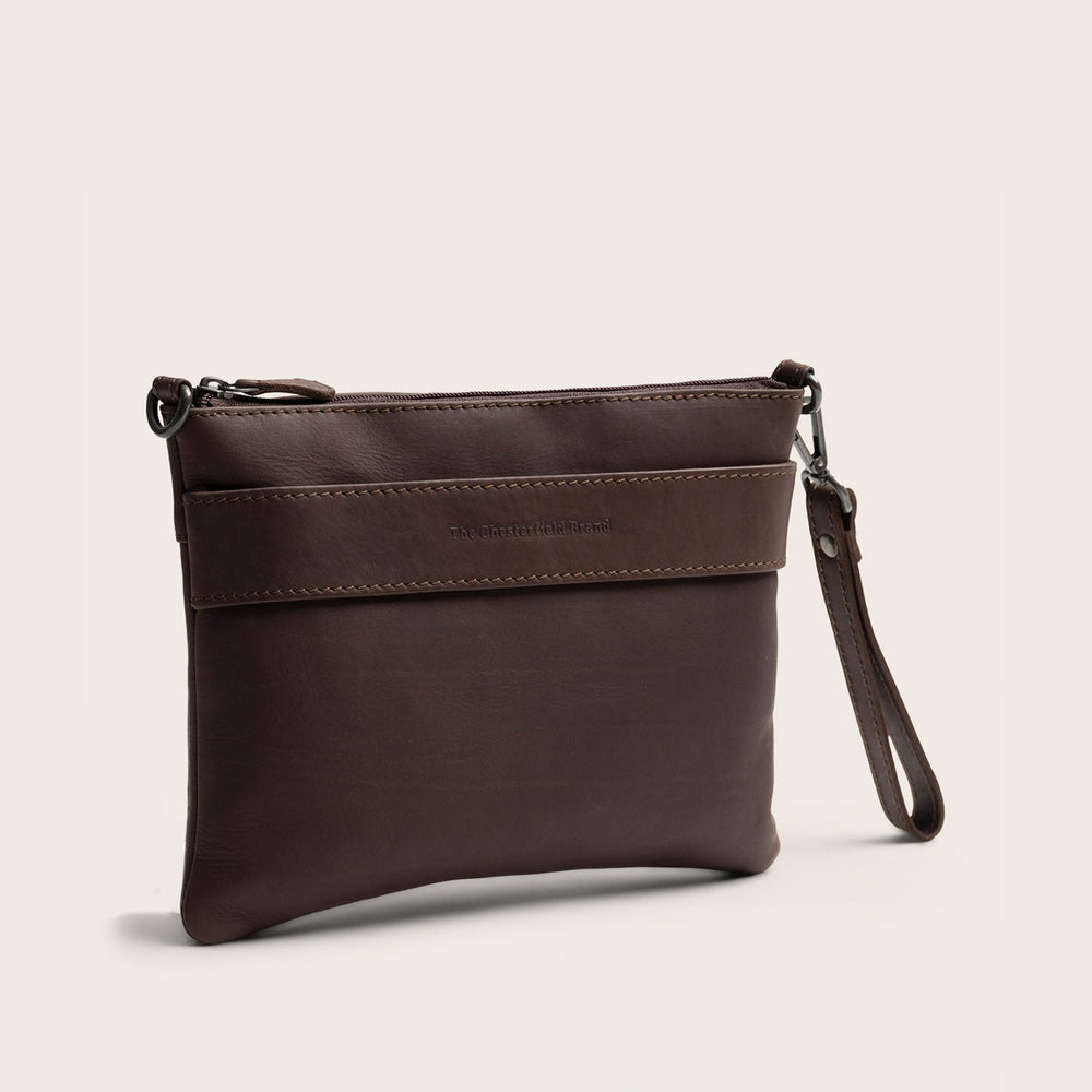 Sac Bandoulière en Cuir Marron Harlan