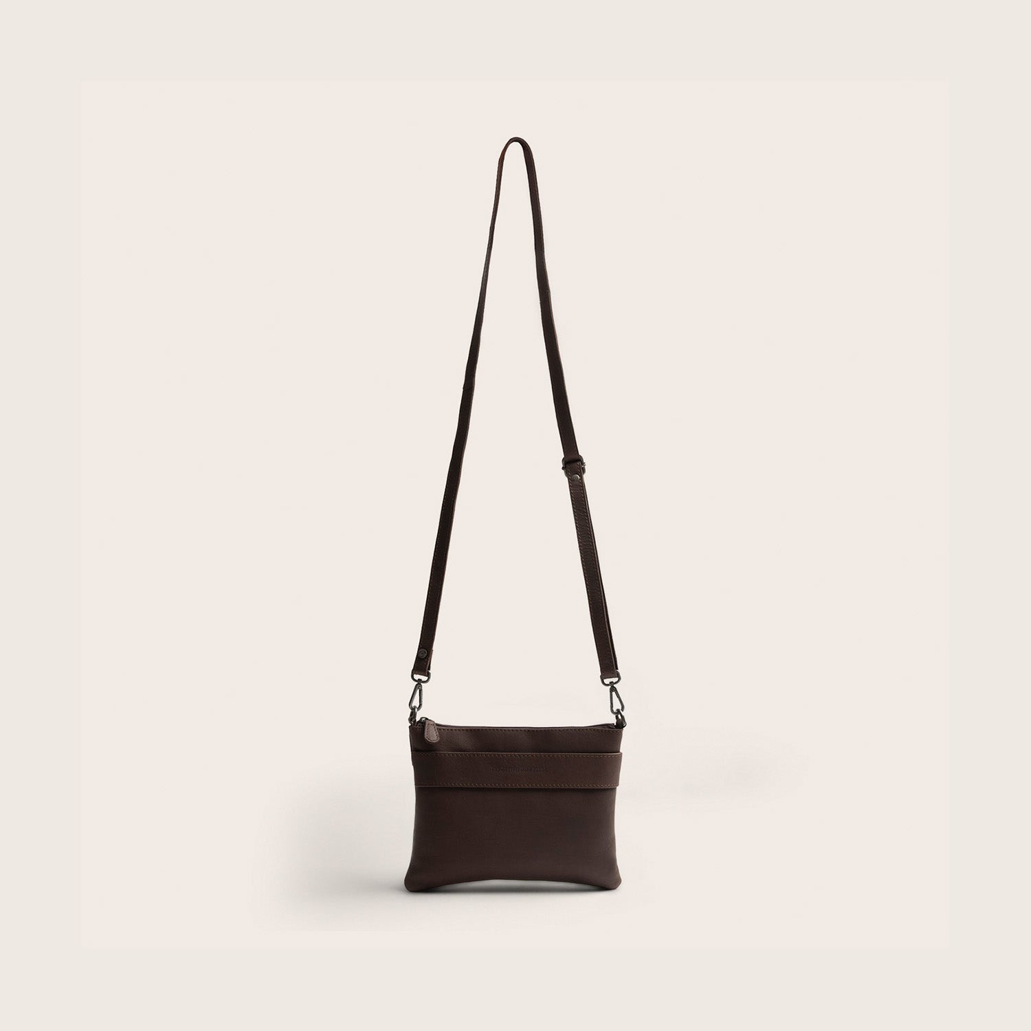 Sac Bandoulière en Cuir Marron Harlan