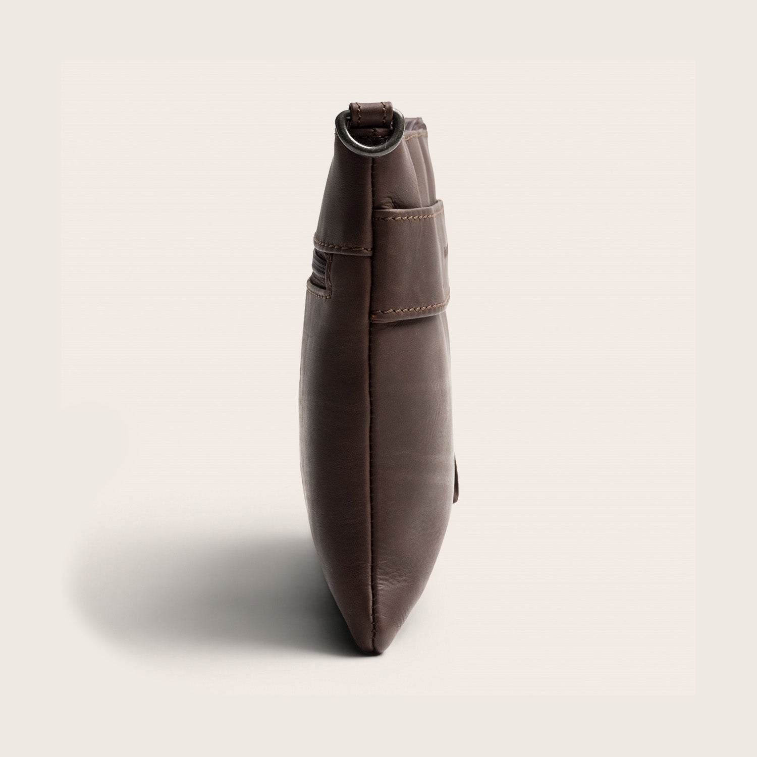 Sac Bandoulière en Cuir Marron Harlan