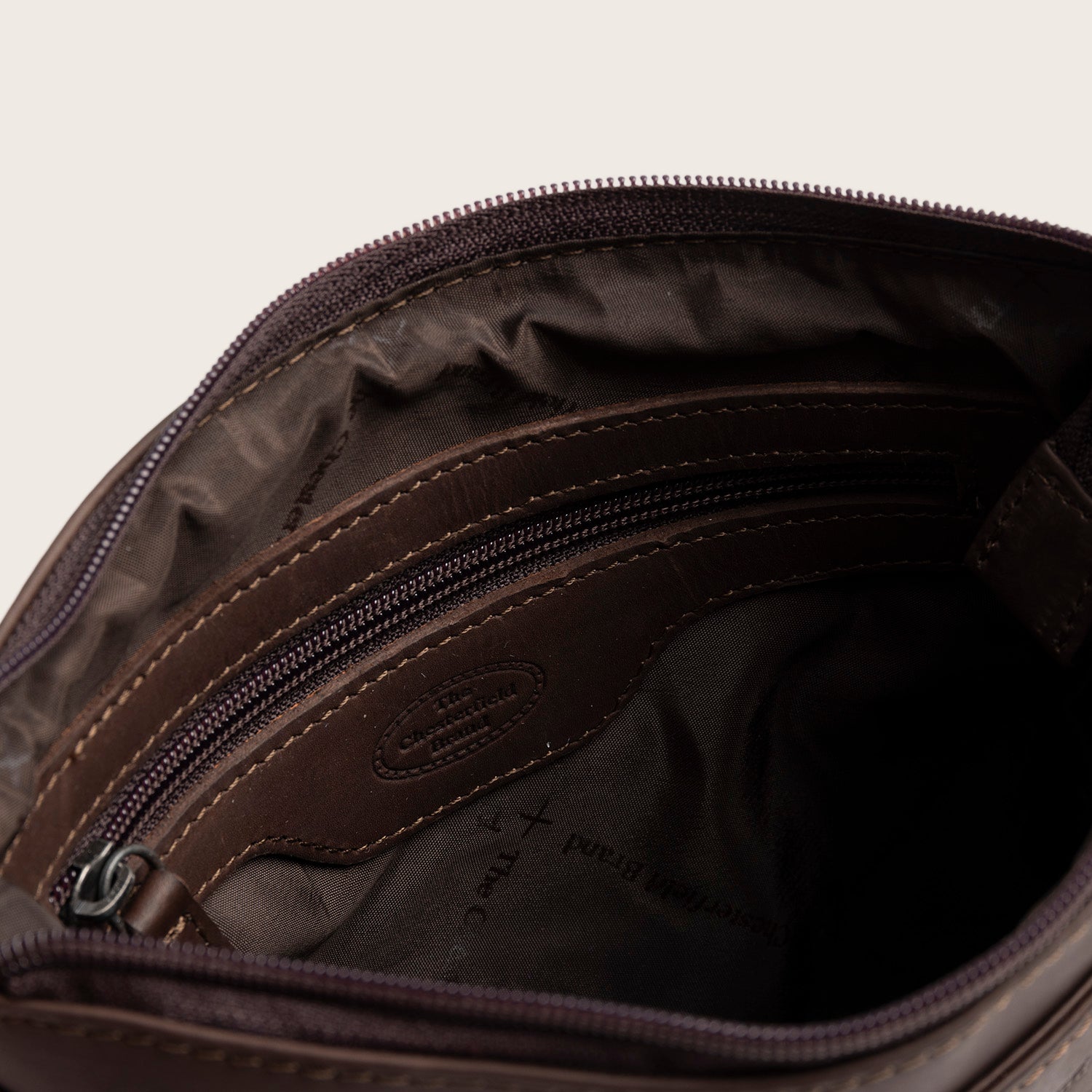 Sac Bandoulière en Cuir Marron Harlan