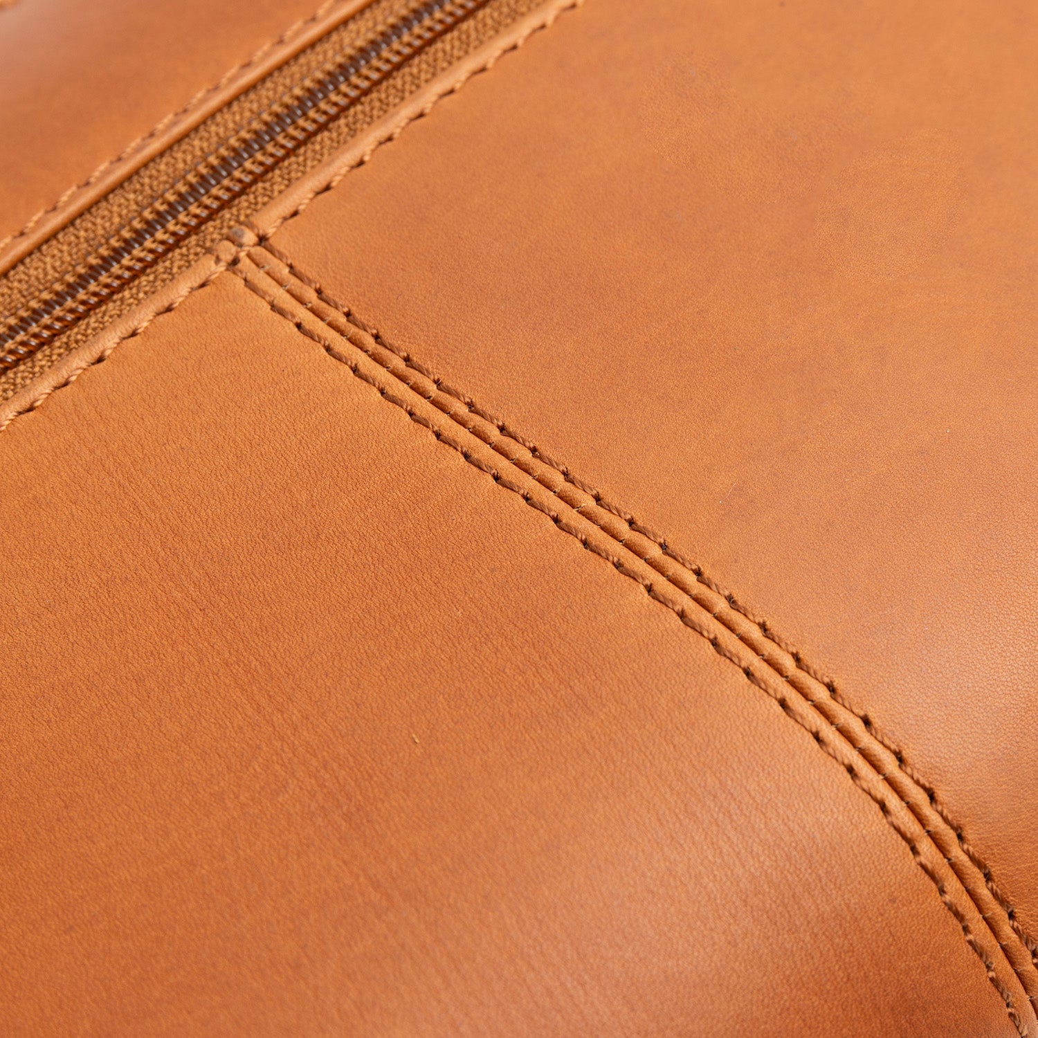 Sac Bandoulière en Cuir Cognac Harlan
