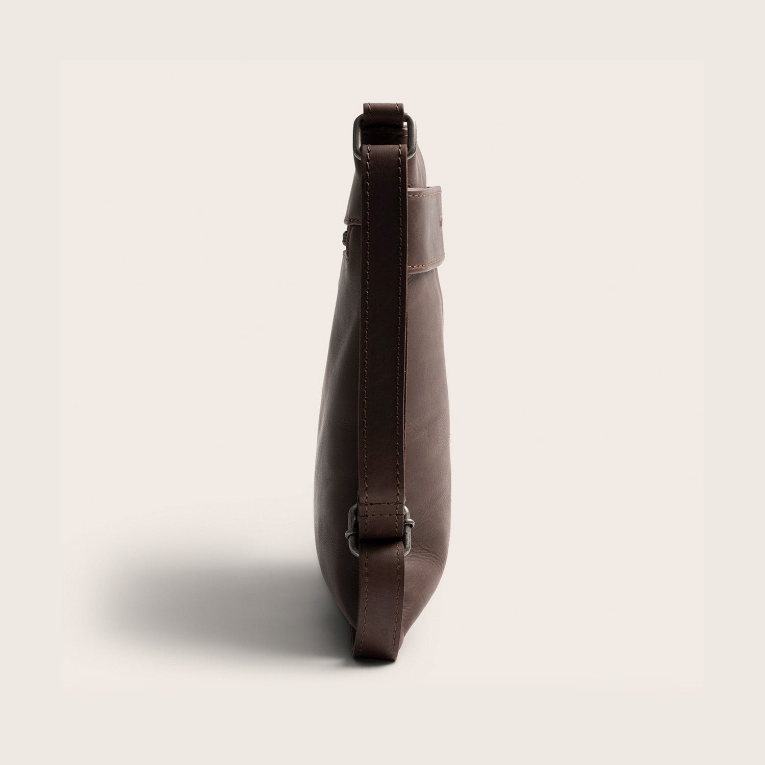Sac Bandoulière en Cuir Marron Trenton