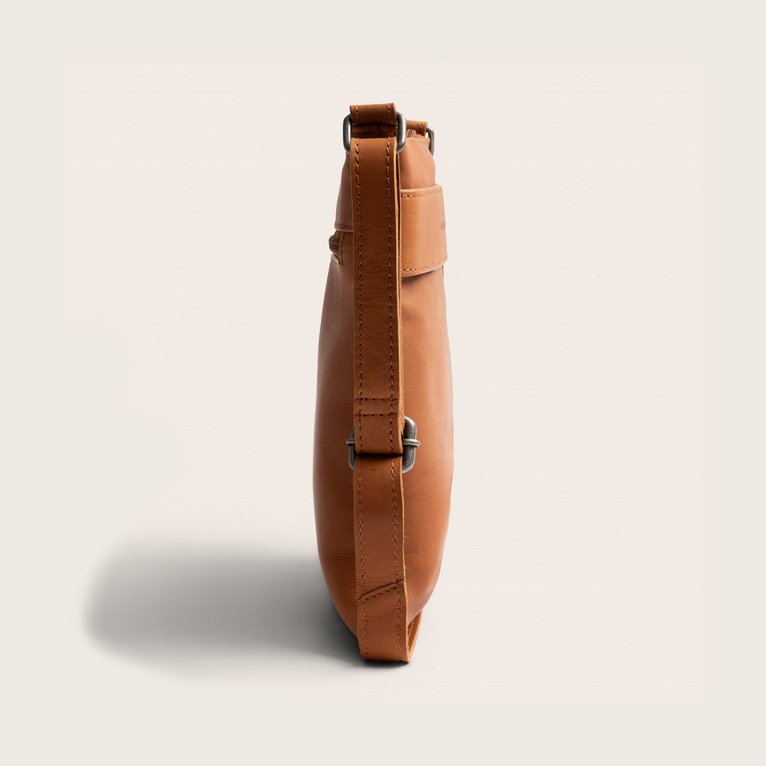Sac Bandoulière en Cuir Cognac Trenton