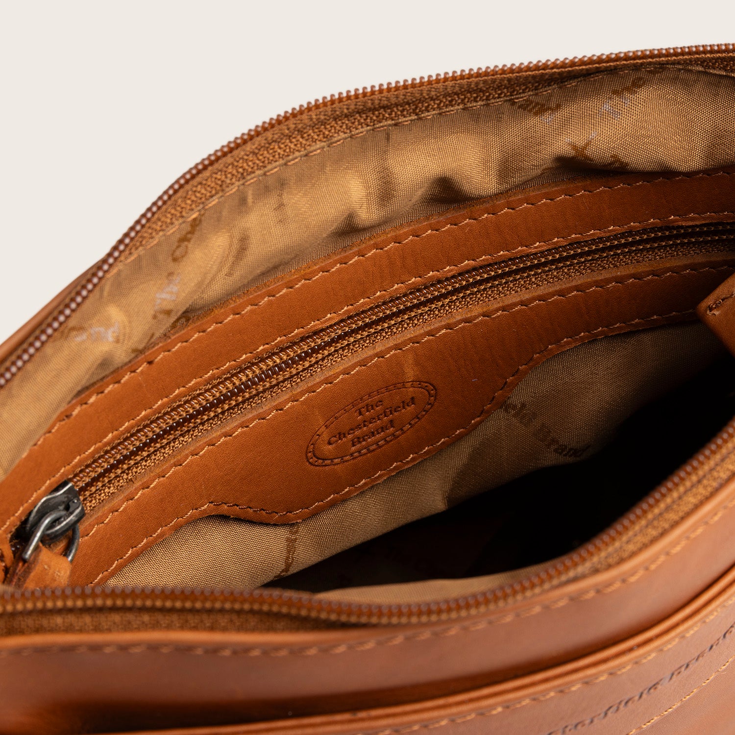 Sac Bandoulière en Cuir Cognac Trenton