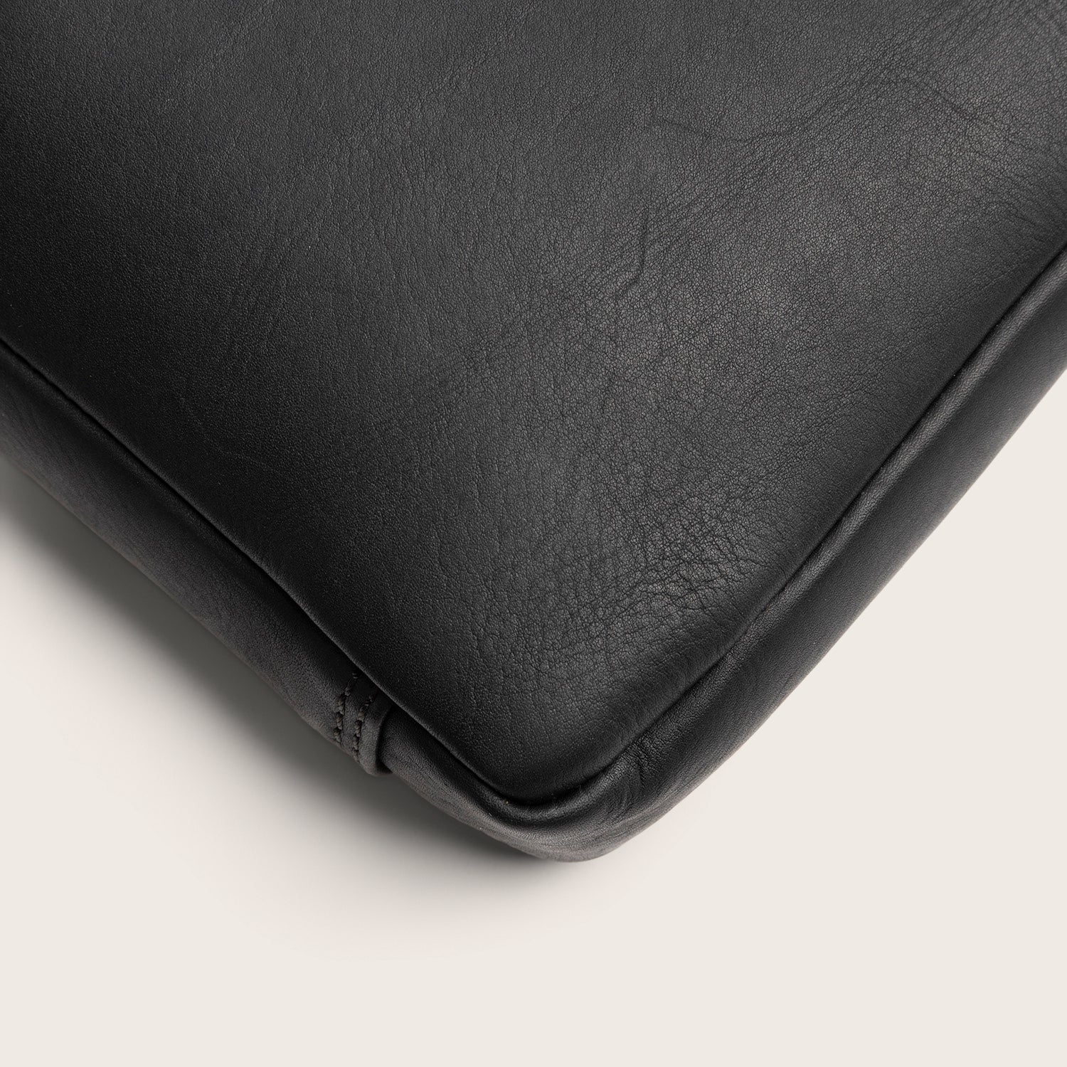Leder Umhängetasche Schwarz Orinoco