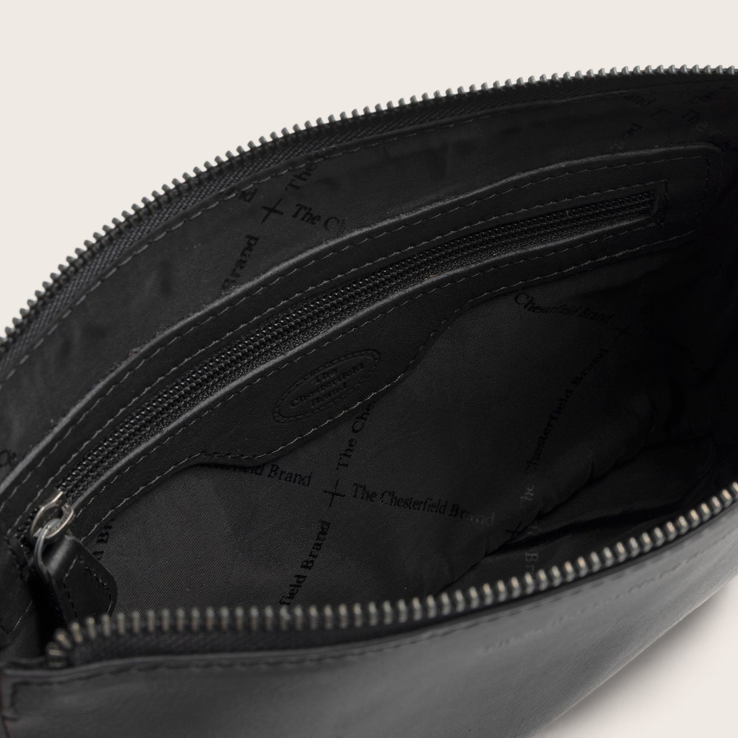 Leder Umhängetasche Schwarz Orinoco