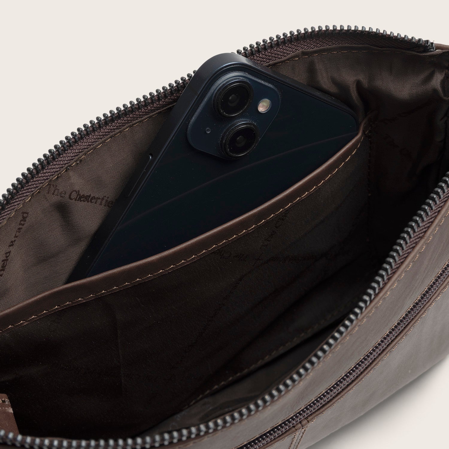 Leder Umhängetasche Braun Orinoco