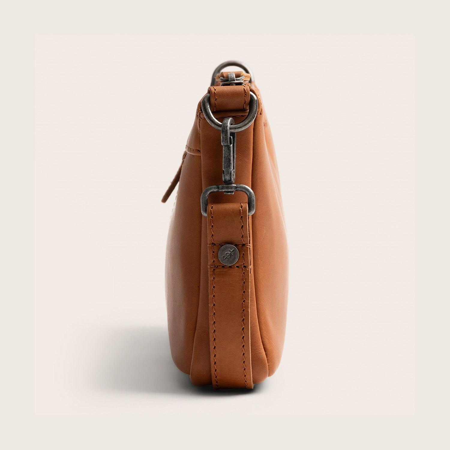 Leather Crossbody Bag Cognac Orinoco
