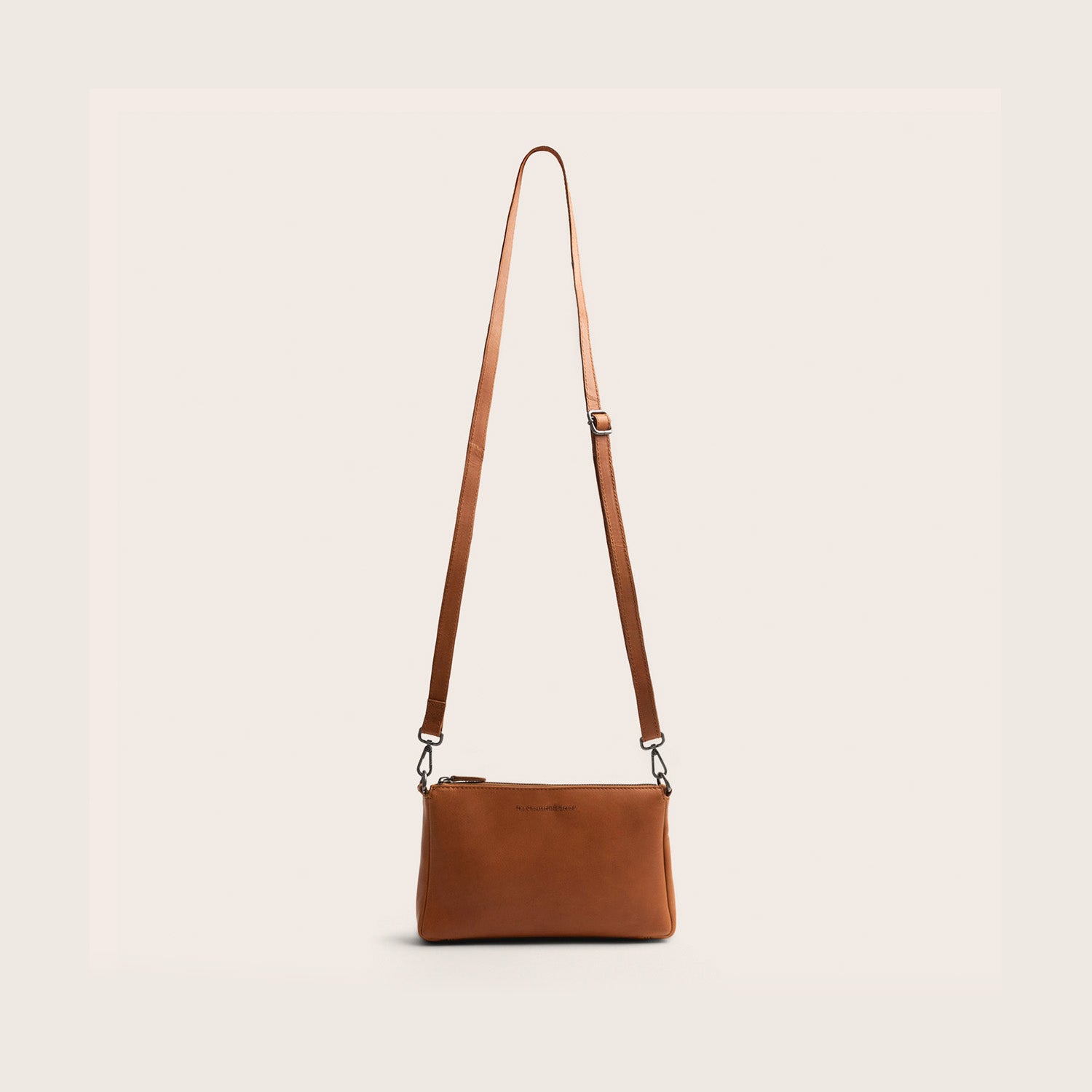 Leather Crossbody Bag Cognac Orinoco
