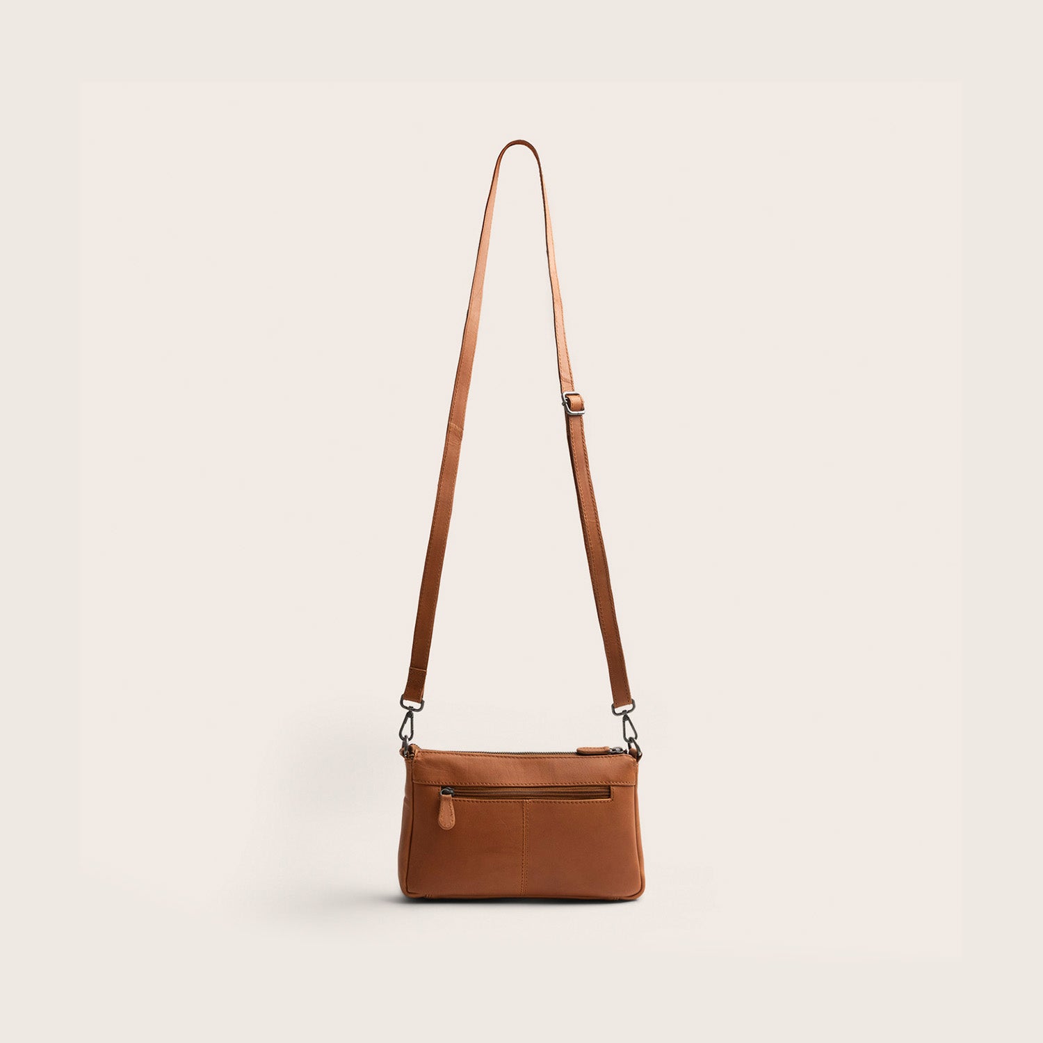 Leather Crossbody Bag Cognac Orinoco