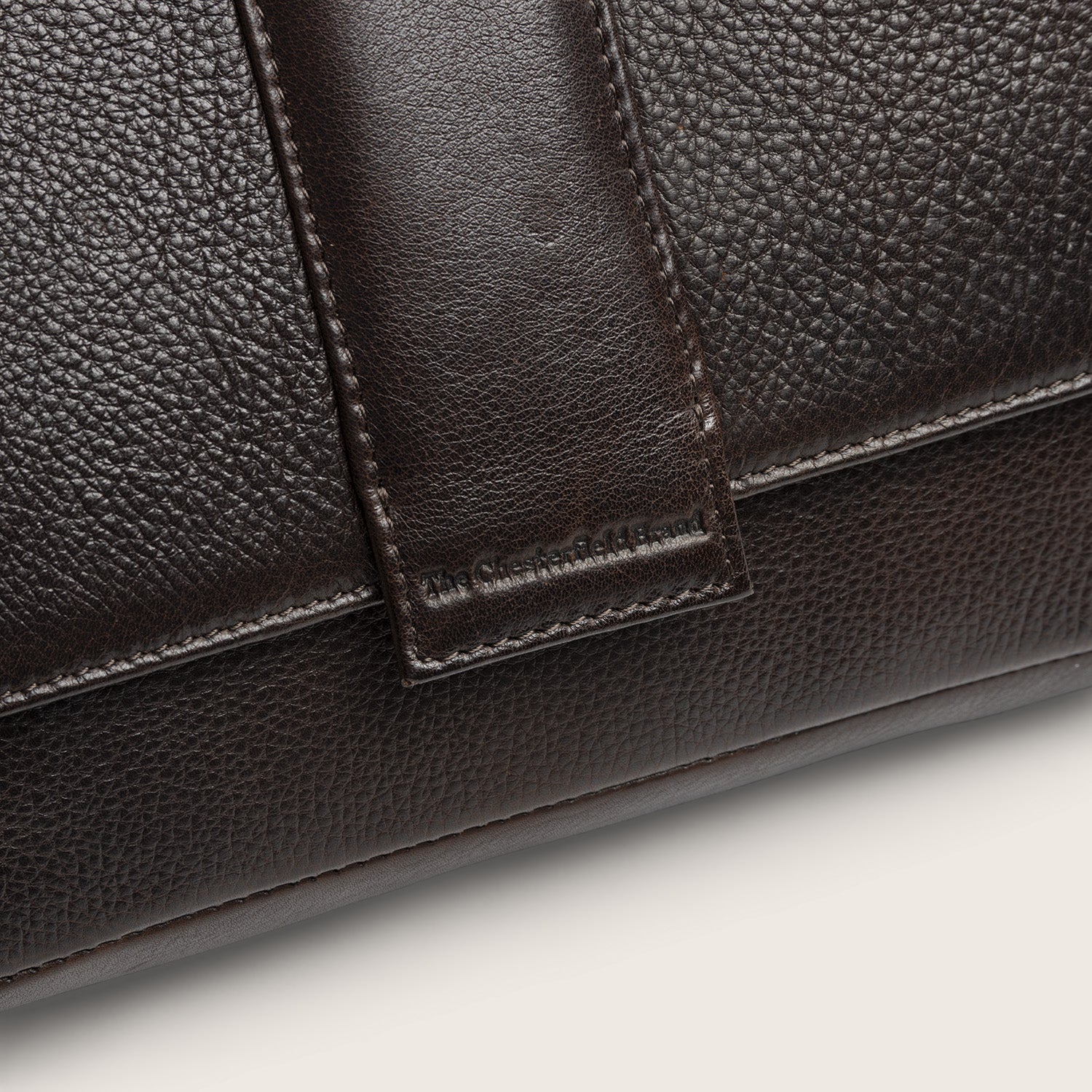 Sac Porté Épaule en Cuir Marron Zora