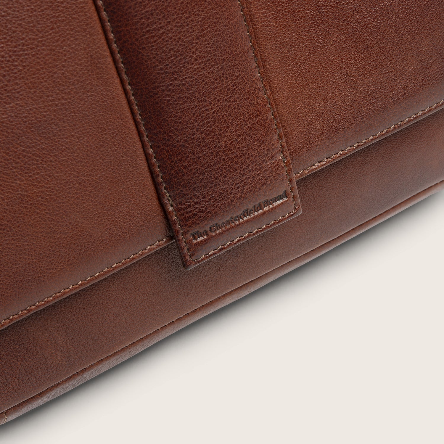 Sac Porté Épaule en Cuir Cognac Zora
