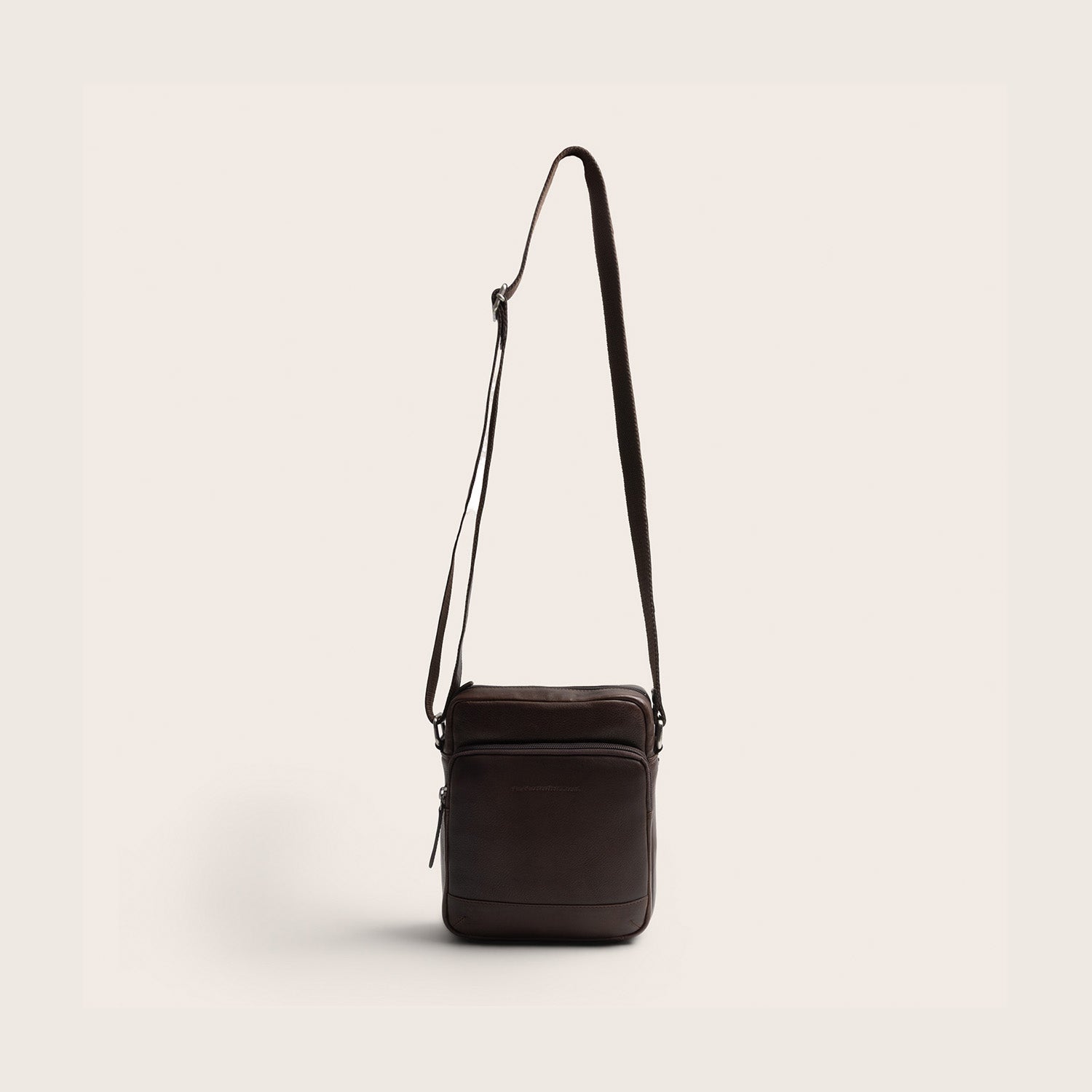Sac Bandoulière en Cuir Marron Valtorio