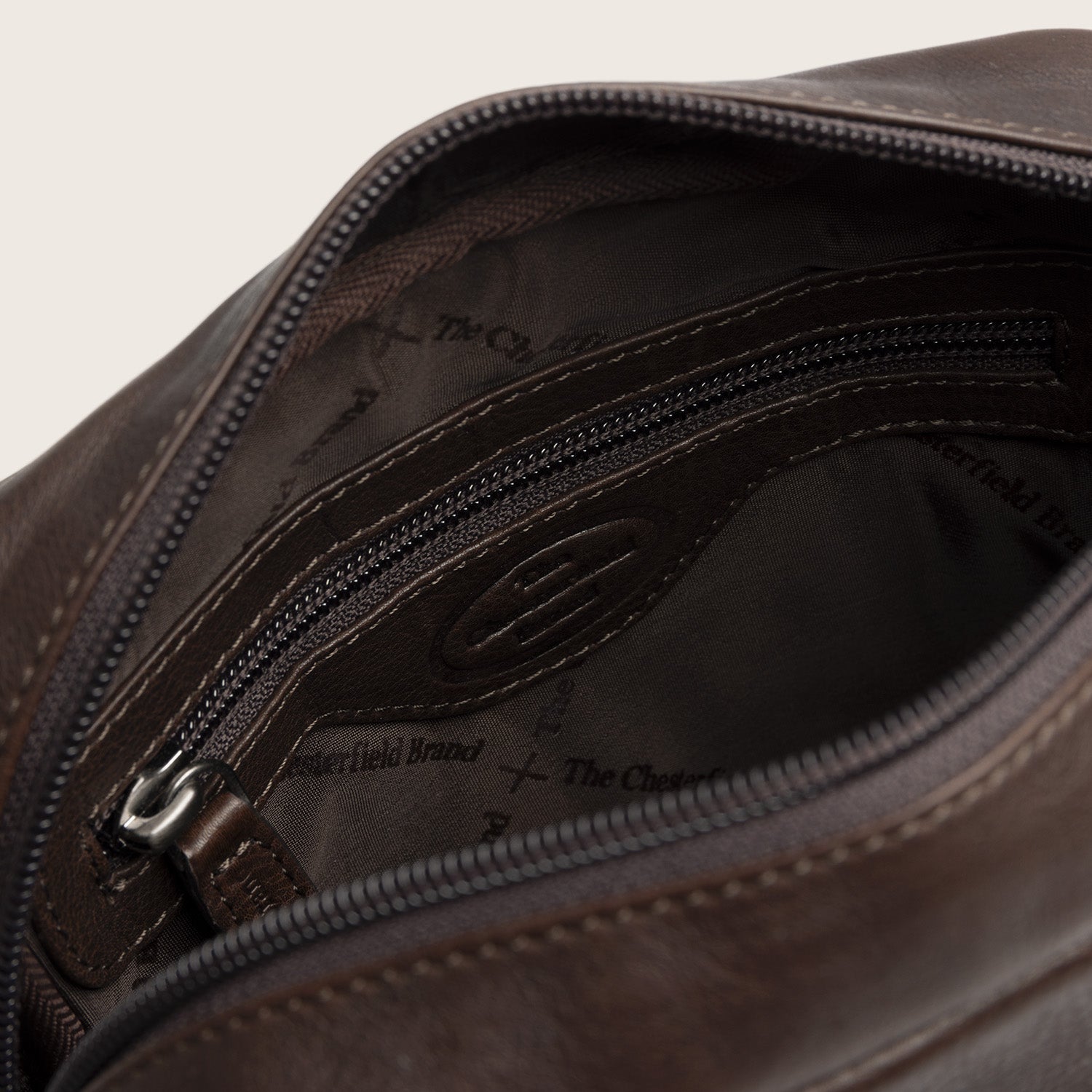 Sac Bandoulière en Cuir Marron Valtorio